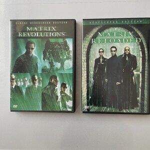 The Matrix 2 DVD Set Matrix Reloaded & Matrix Revolutions (2003   ) Rated R